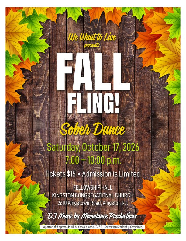 Fall Fling Presented by We Want To Live
